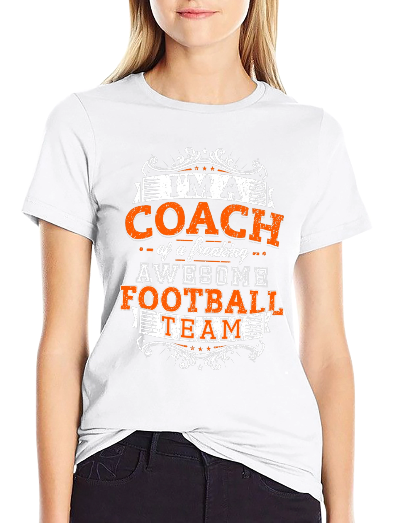 Awesome Football Coach Graphic Tee