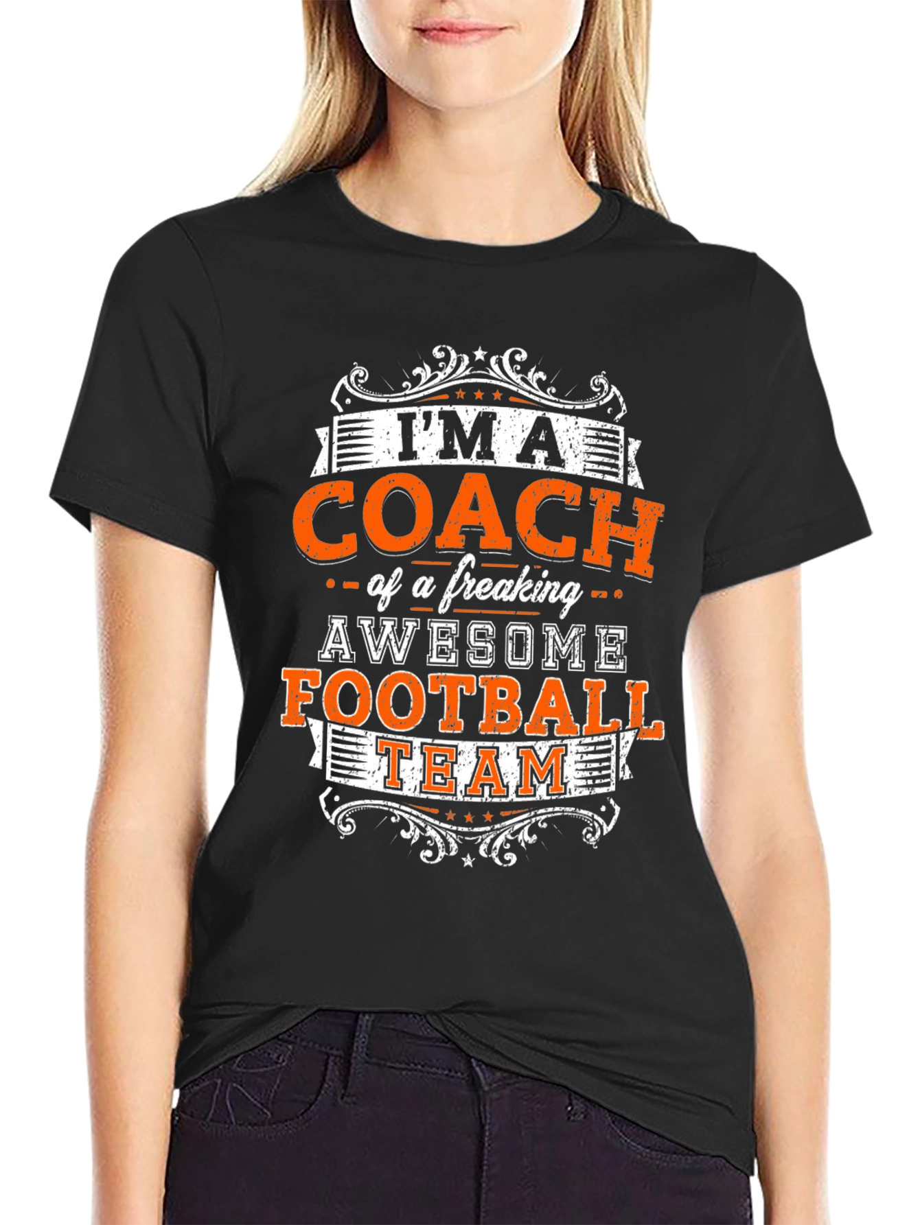 Awesome Football Coach Graphic Tee