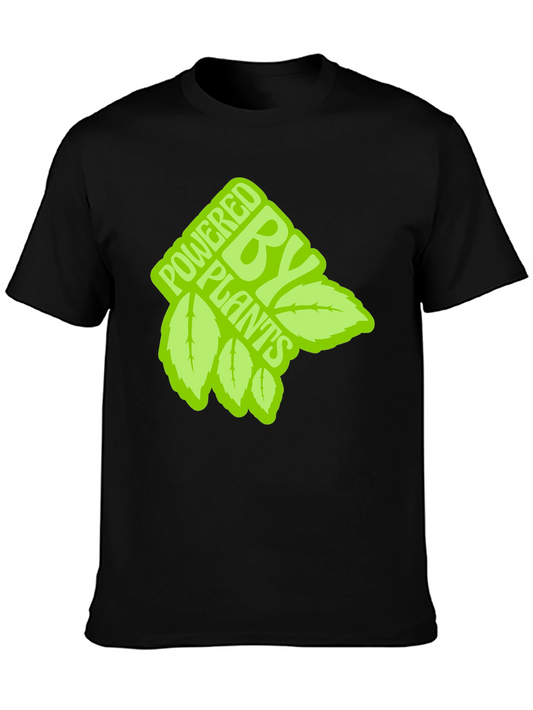 Powered By Plants T-Shirt - Vegan Lifestyle Tee