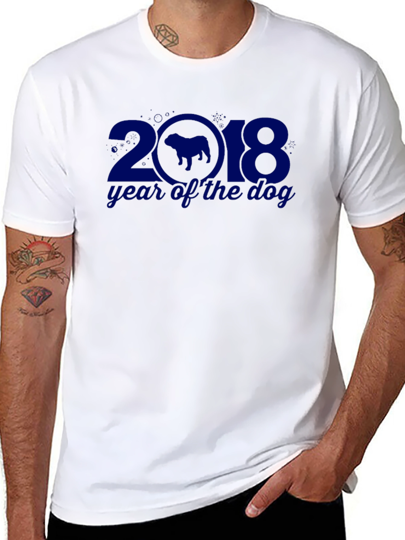 Year of the Dog 2018 Black T-Shirt