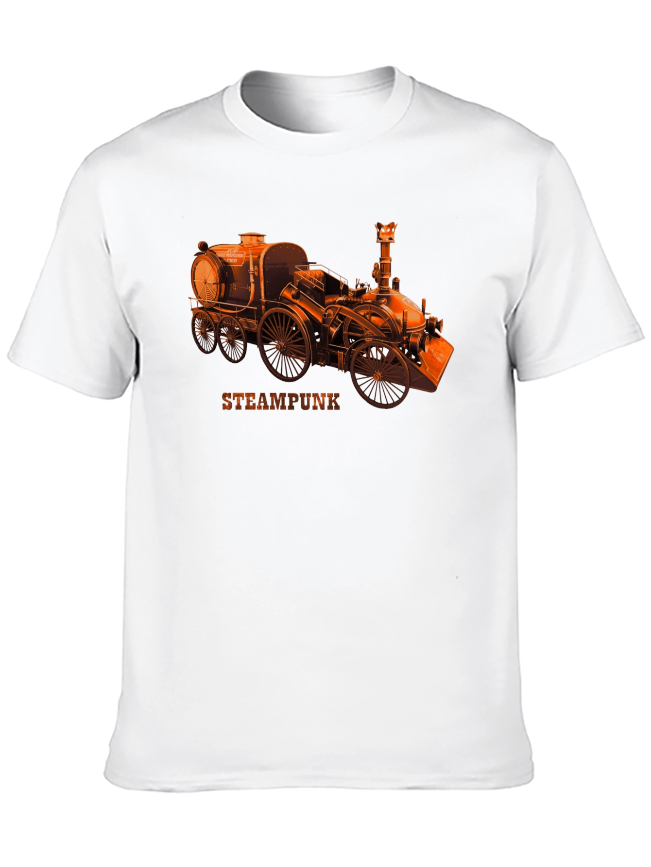 Steampunk Locomotive Graphic Tee