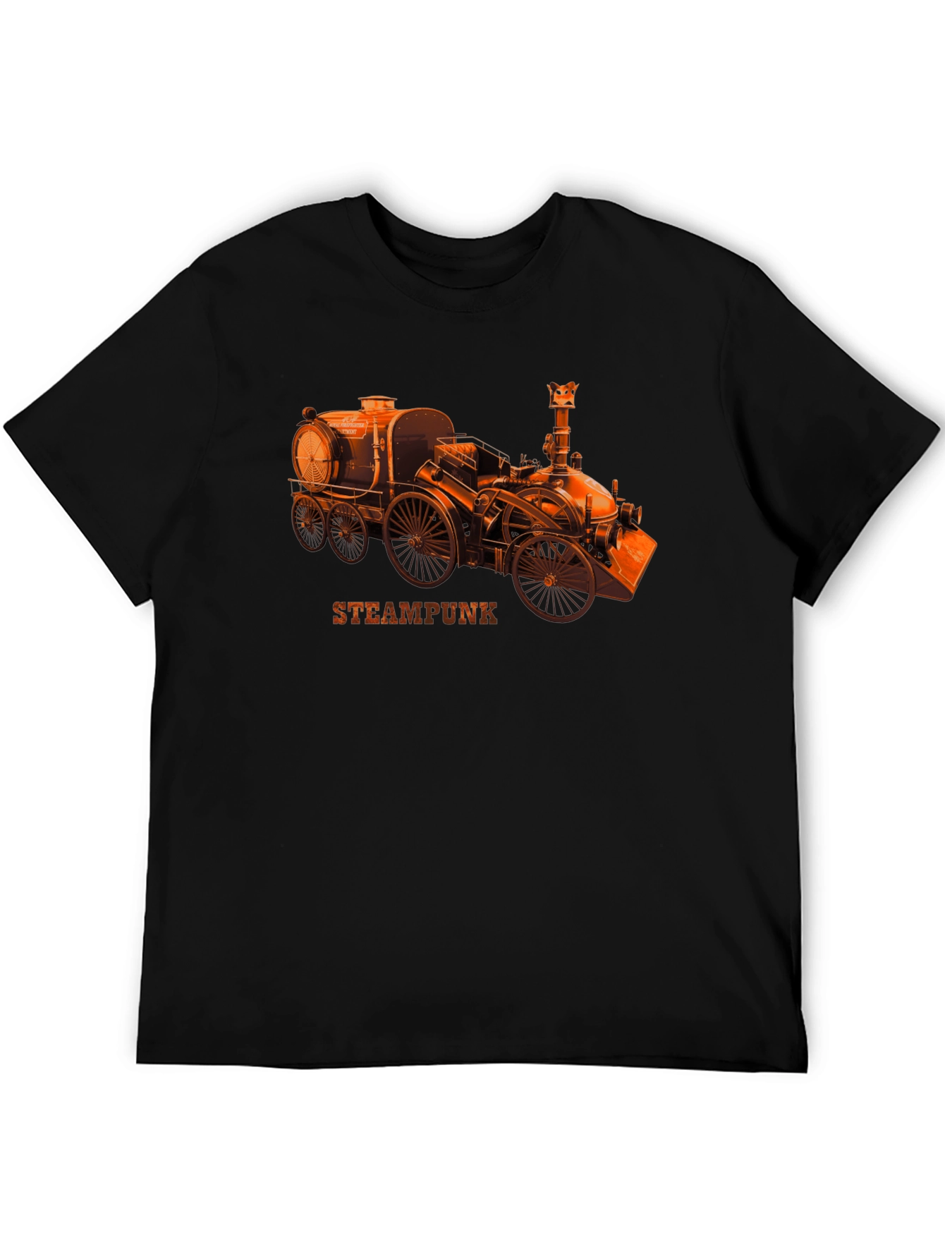 Steampunk Locomotive Graphic Tee