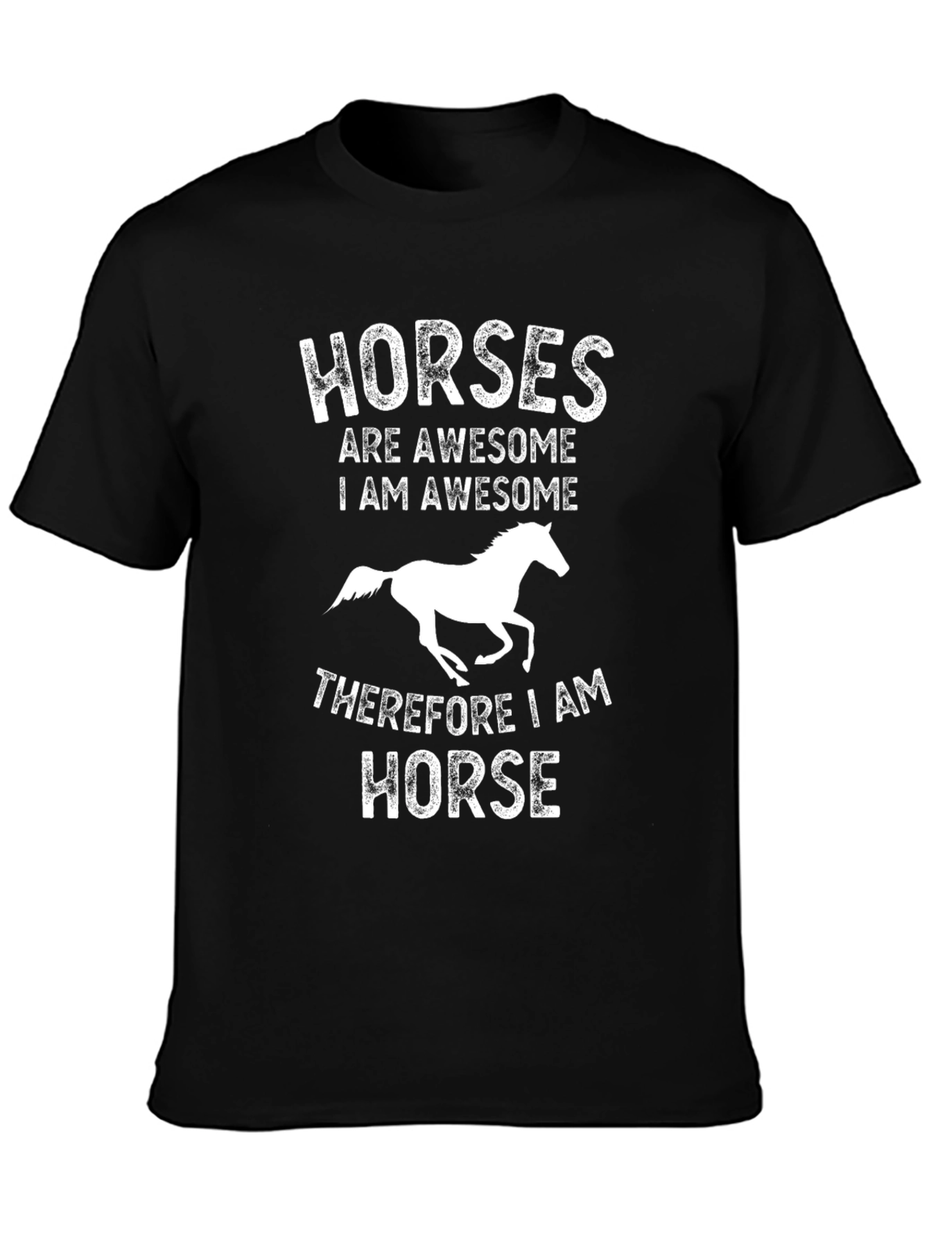 Horses Are Awesome Graphic T-Shirt