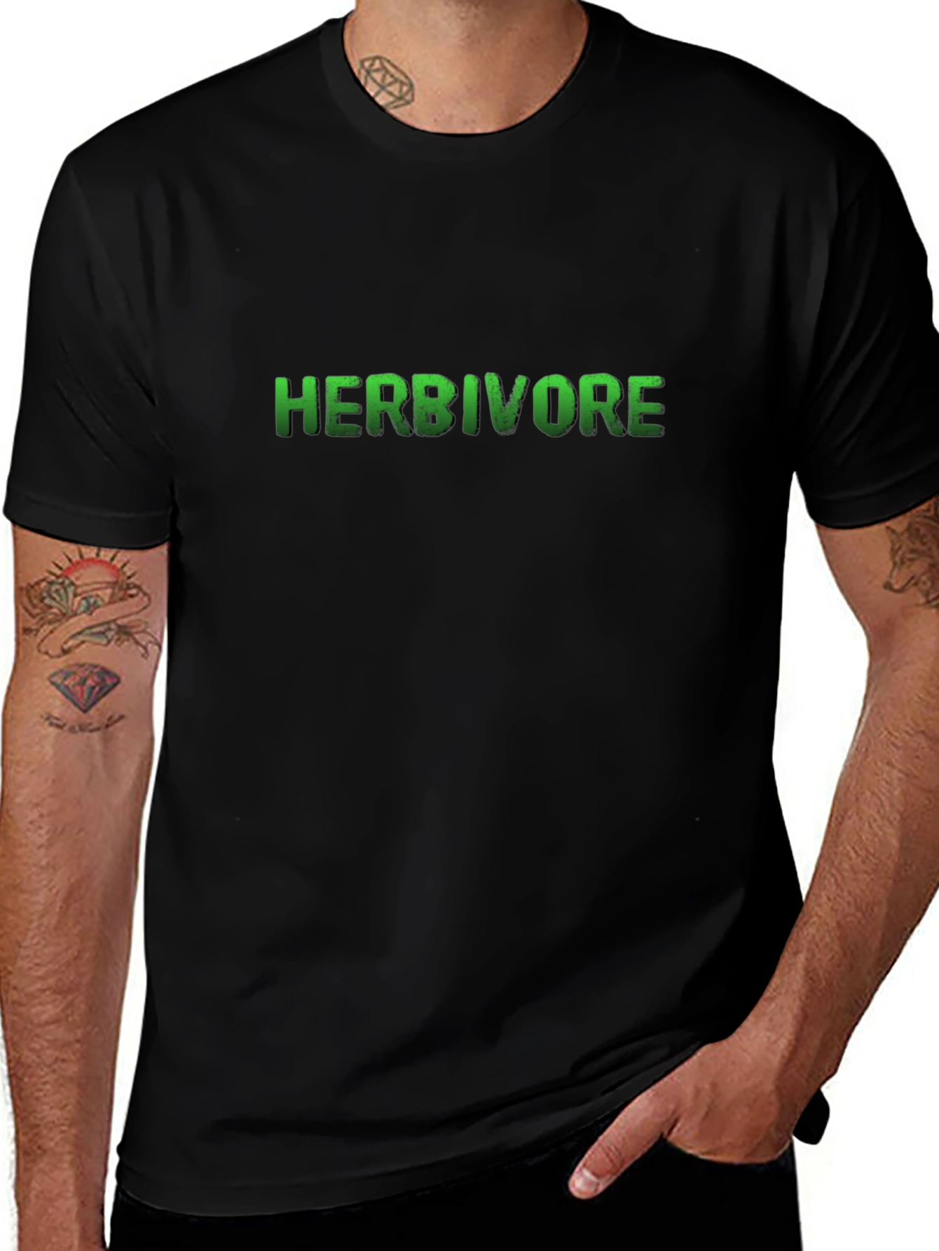 Herbivore Graphic Black T-Shirt