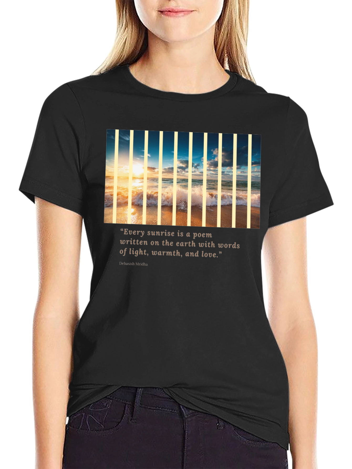 Sunrise Poem Graphic T-Shirt