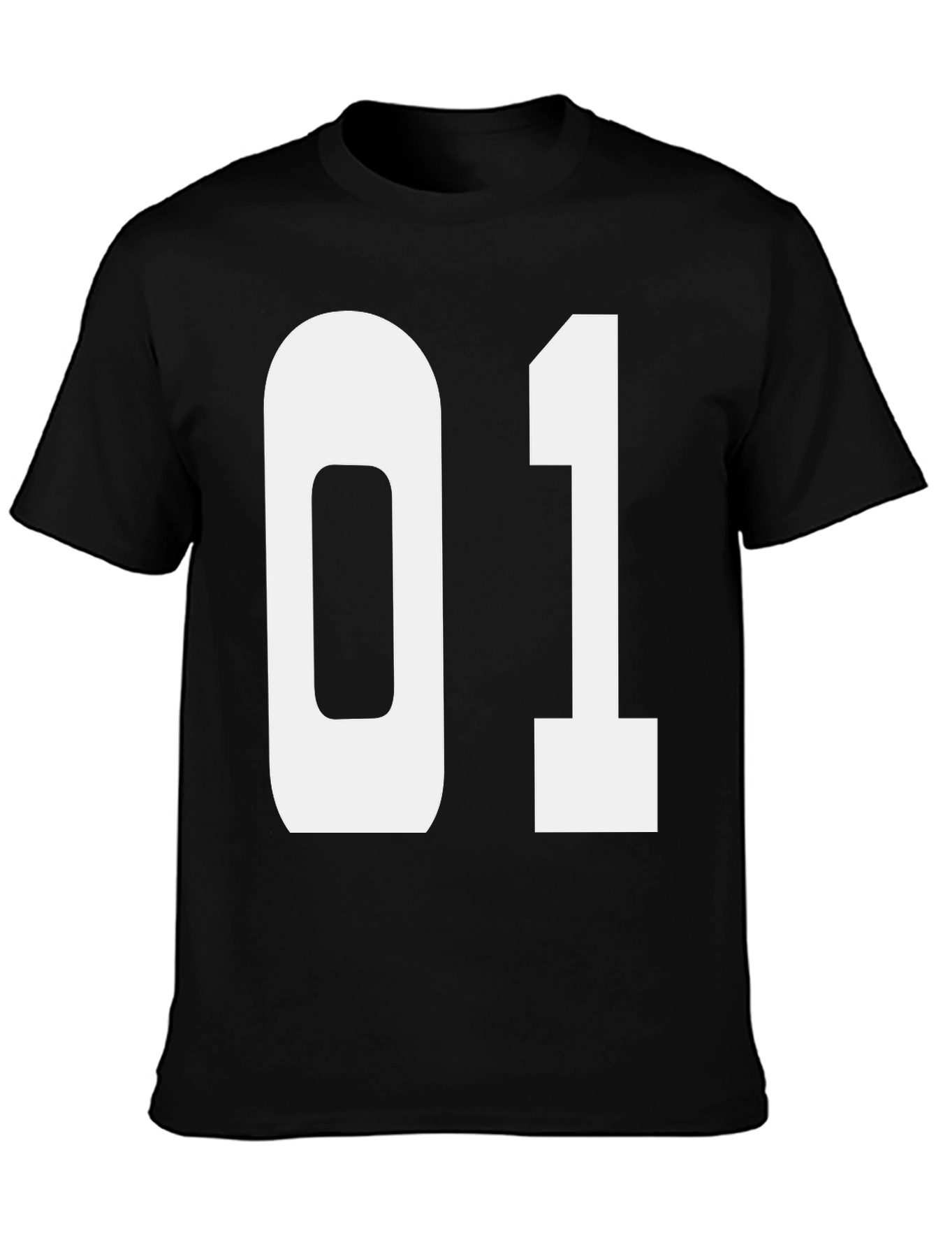 Bold Number 01 Graphic T-Shirt