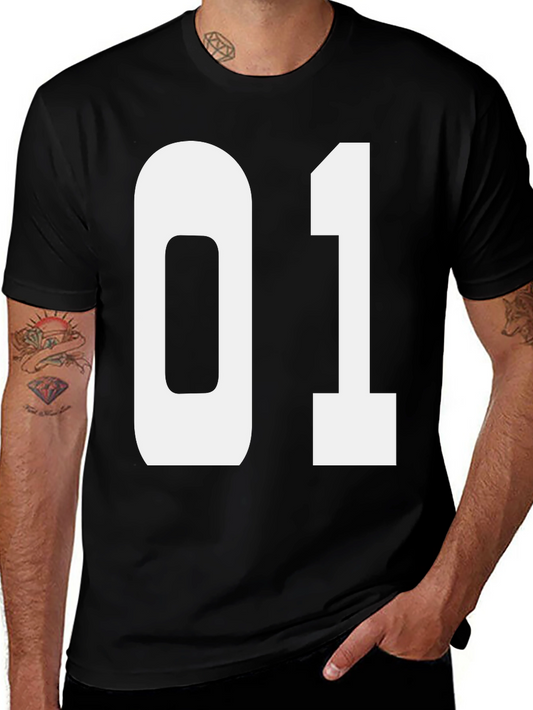 Bold Number 01 Graphic T-Shirt
