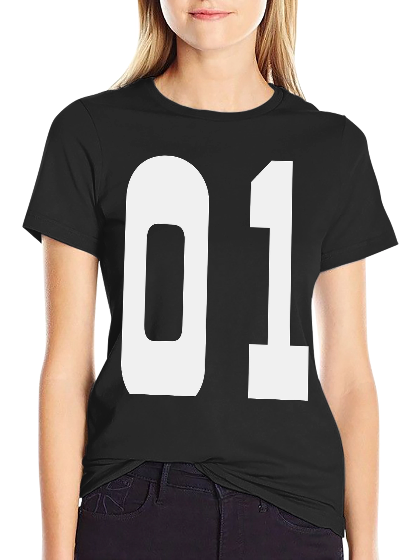 Bold Number 01 Graphic T-Shirt