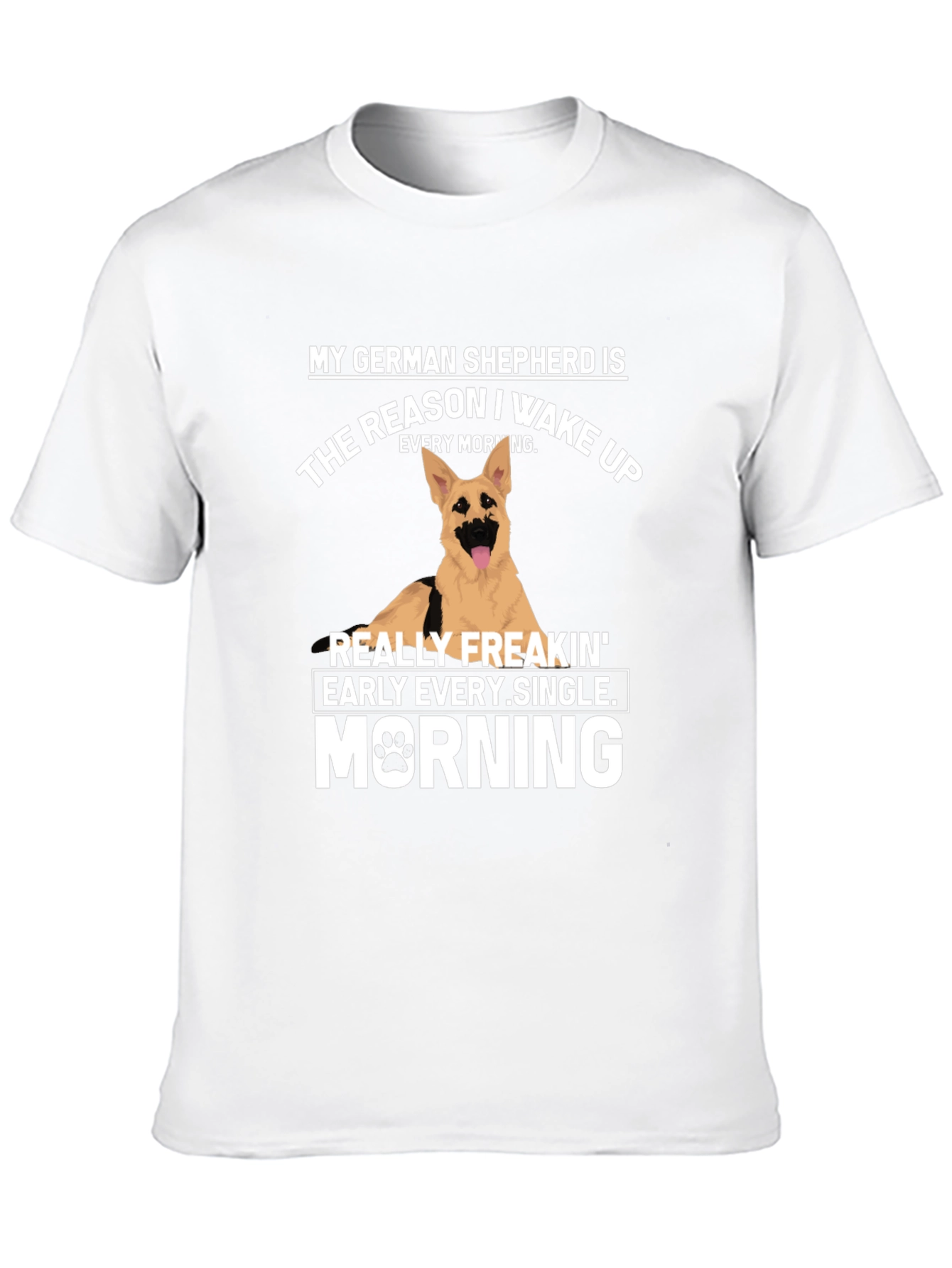 German Shepherd Wake Up T-Shirt