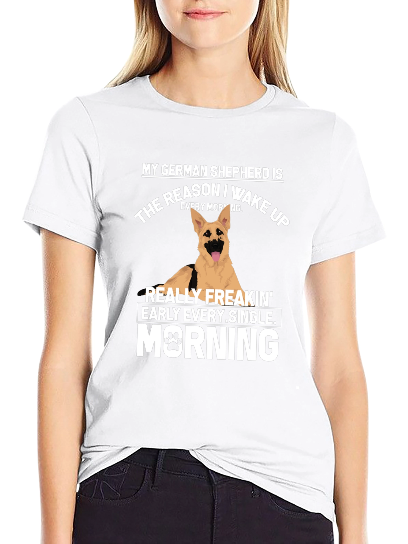 German Shepherd Wake Up T-Shirt