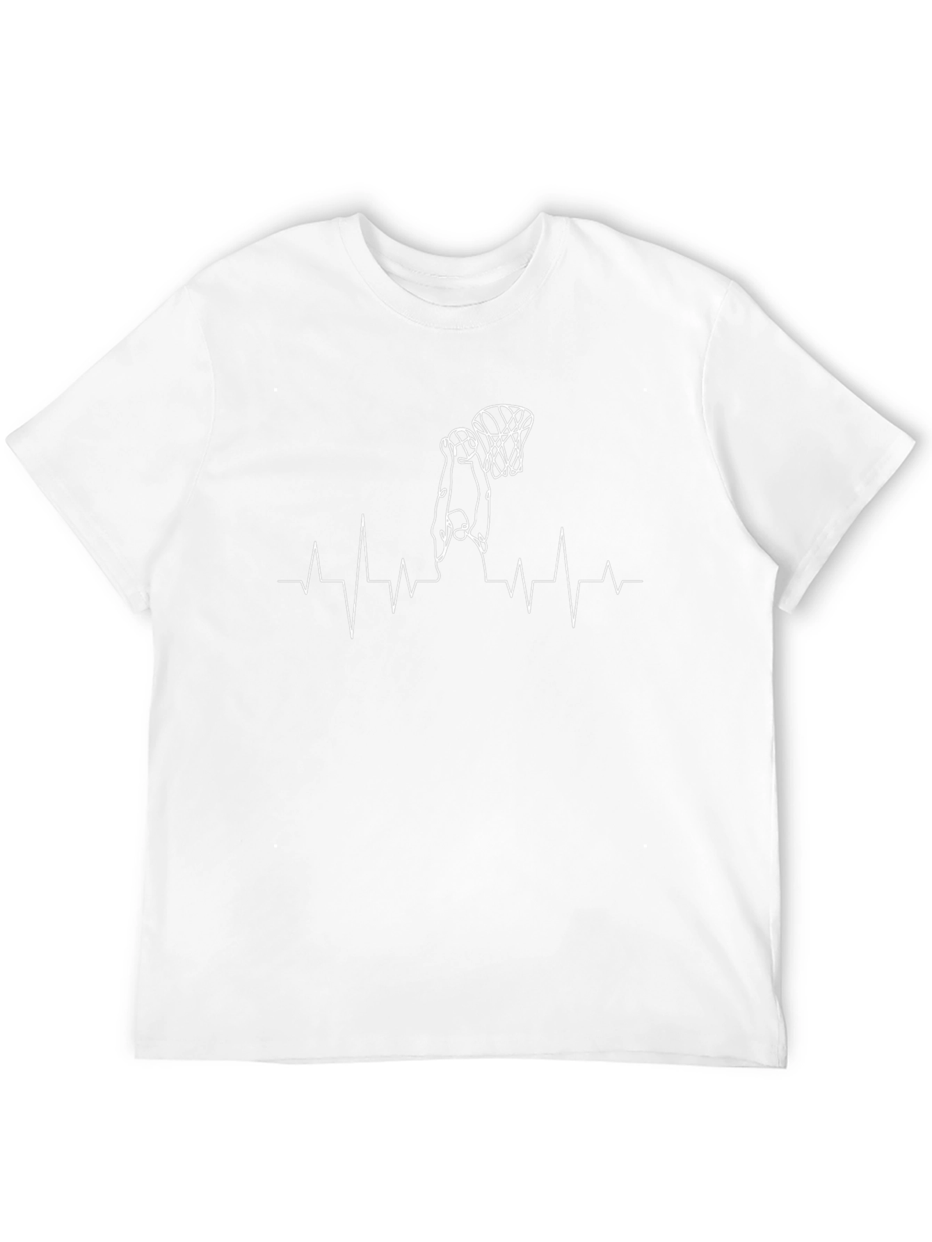 Basketball Heartbeat Graphic Tee