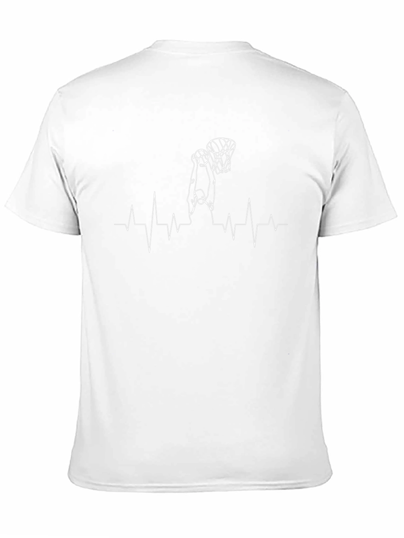 Basketball Heartbeat Graphic Tee