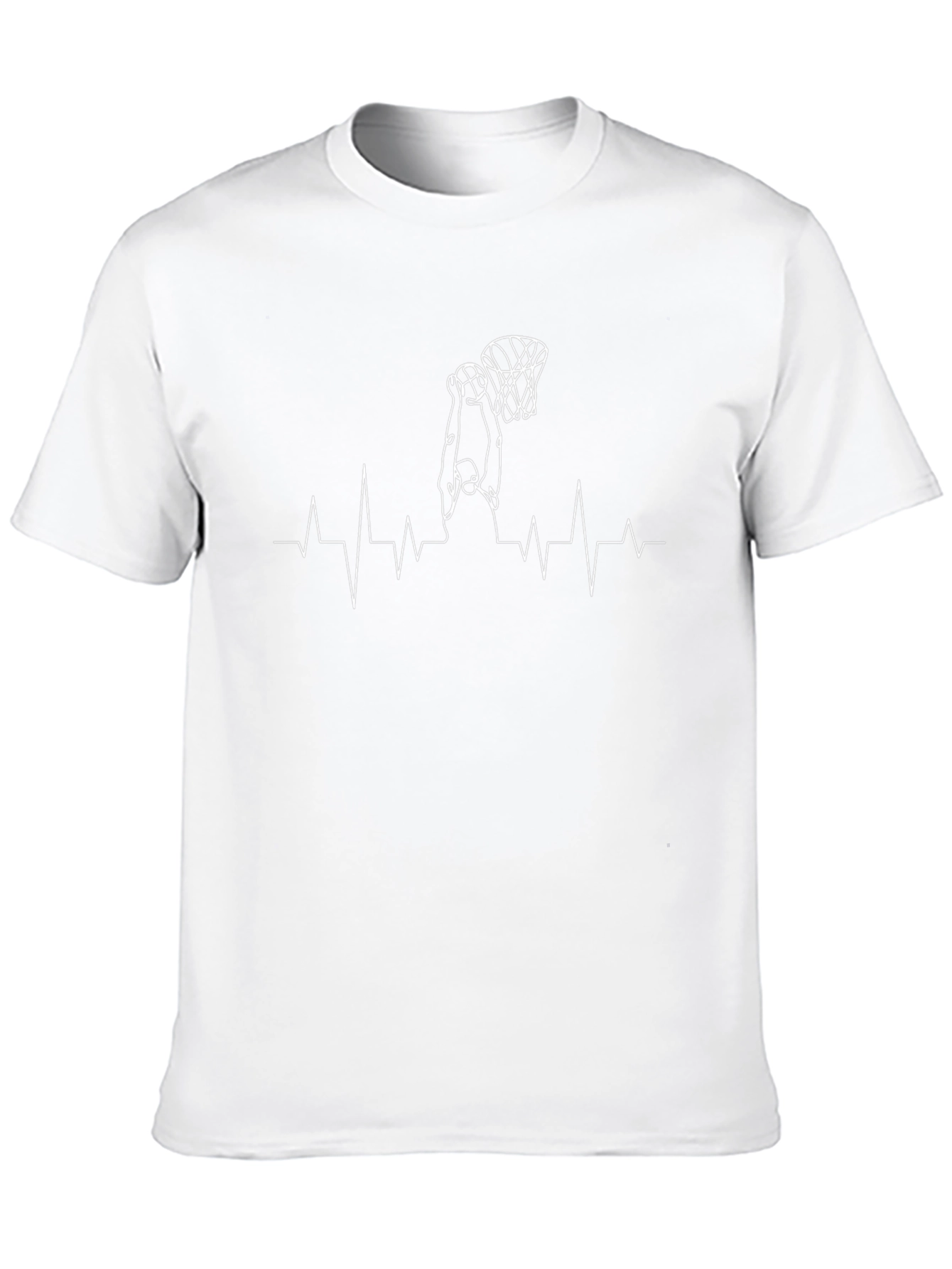 Basketball Heartbeat Graphic Tee