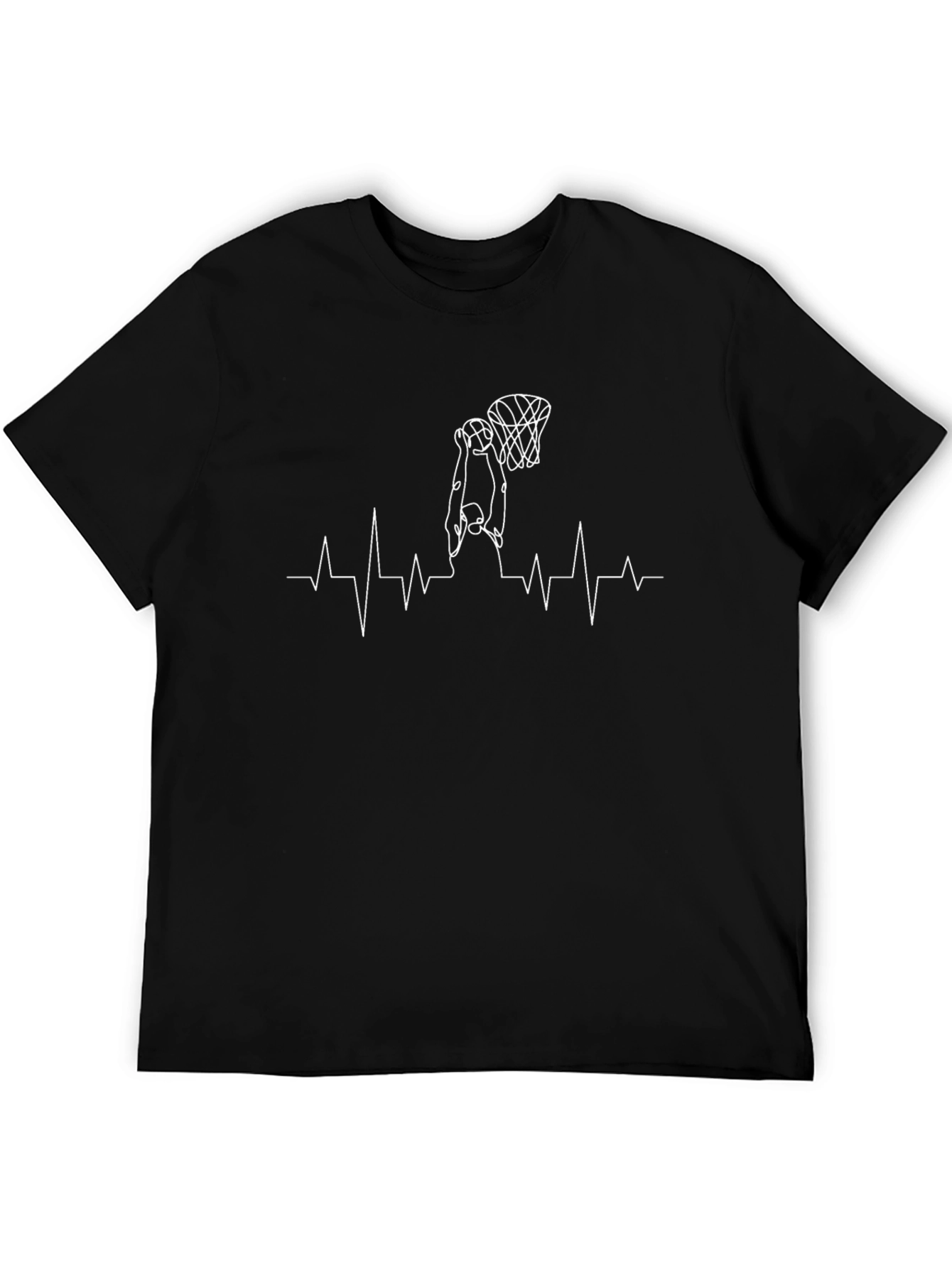 Basketball Heartbeat Graphic Tee