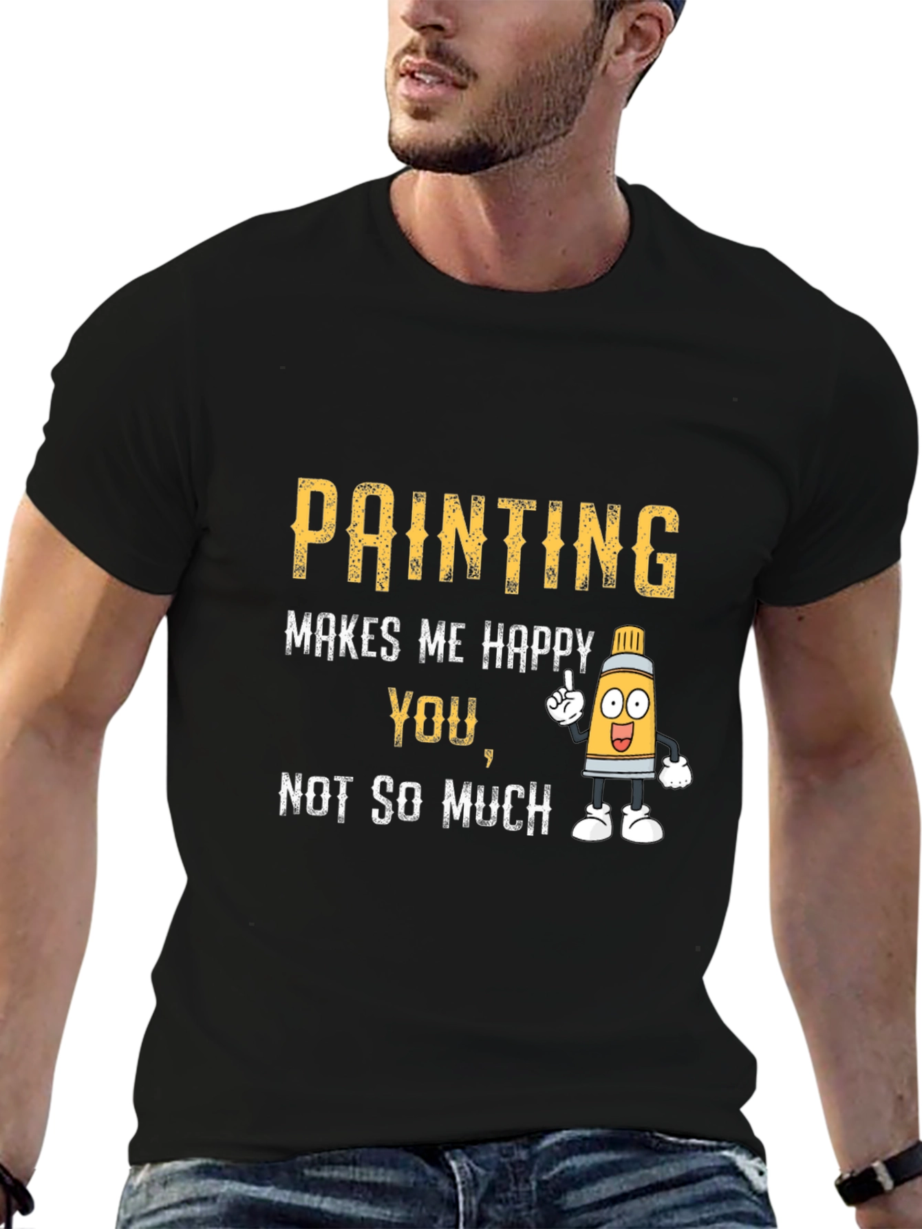 Painting Makes Me Happy T-Shirt