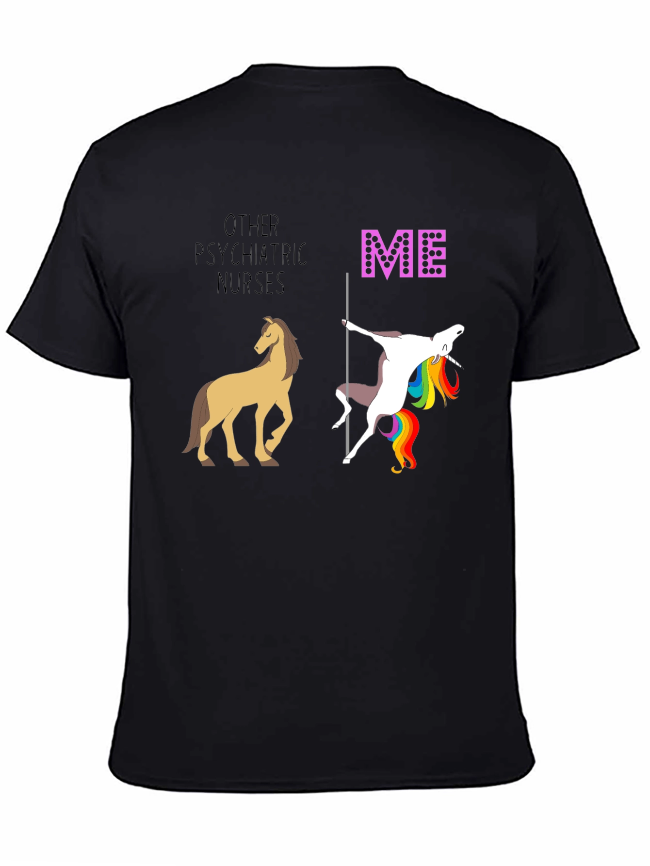 Psychiatric Nurse Unicorn T-Shirt
