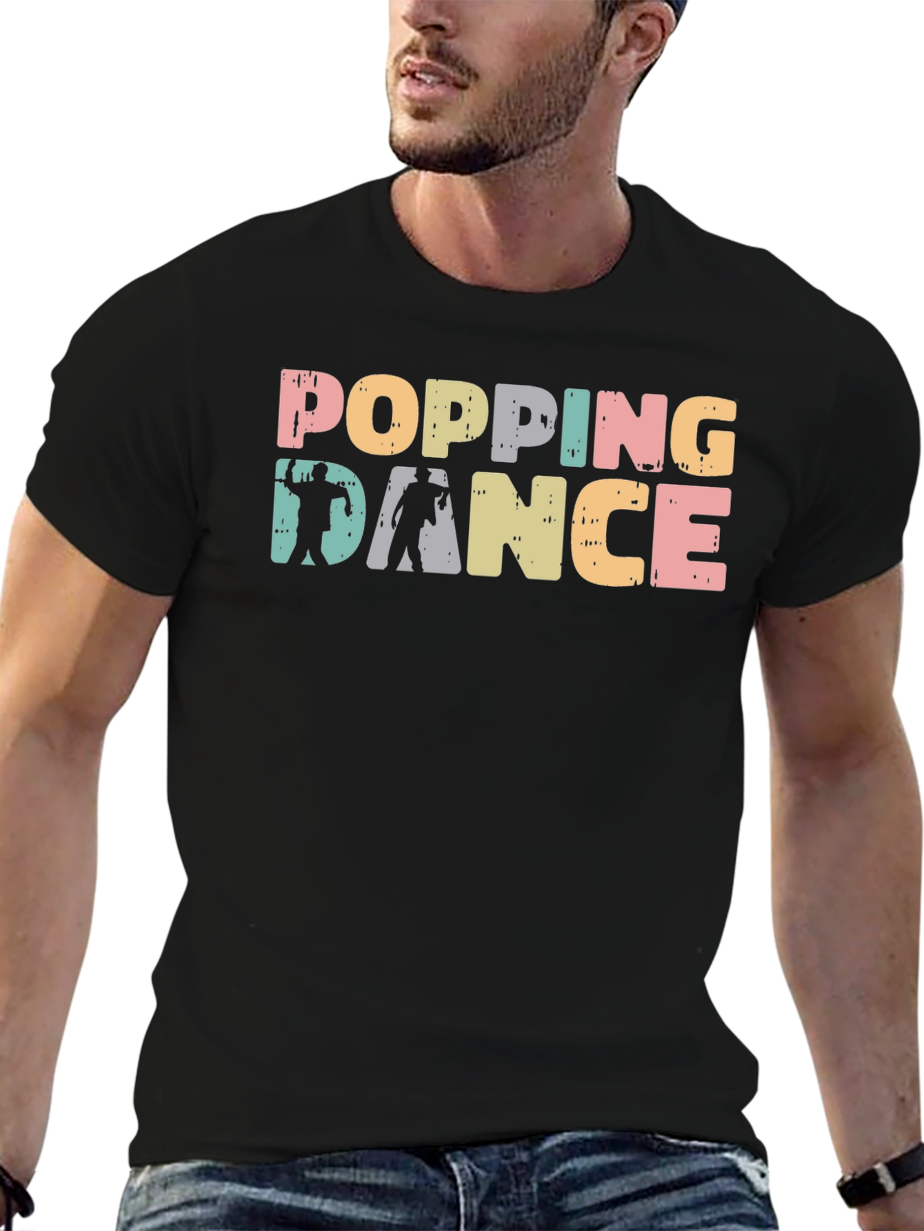 Popping Dance Retro Graphic Tee