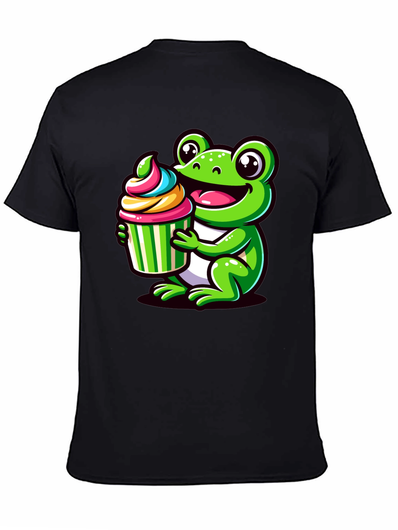 Cute Frog Cupcake T-Shirt