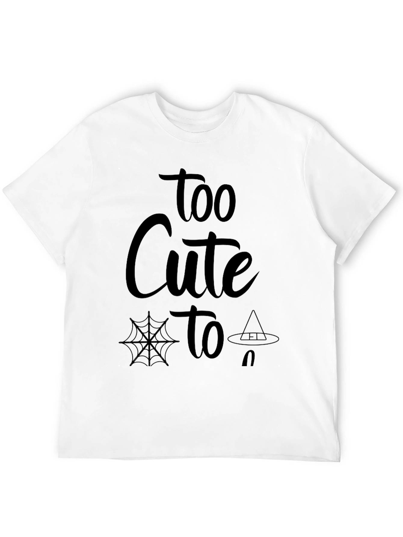 Too Cute to Spook Halloween Graphic Tee