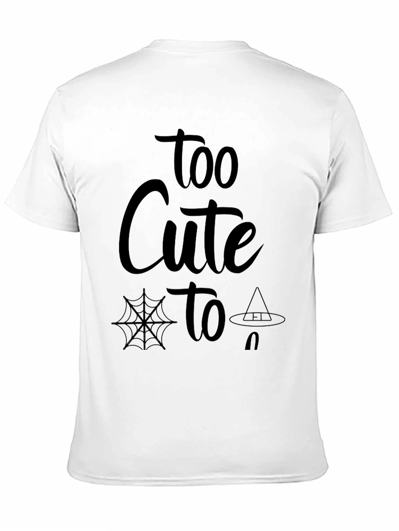Too Cute to Spook Halloween Graphic Tee