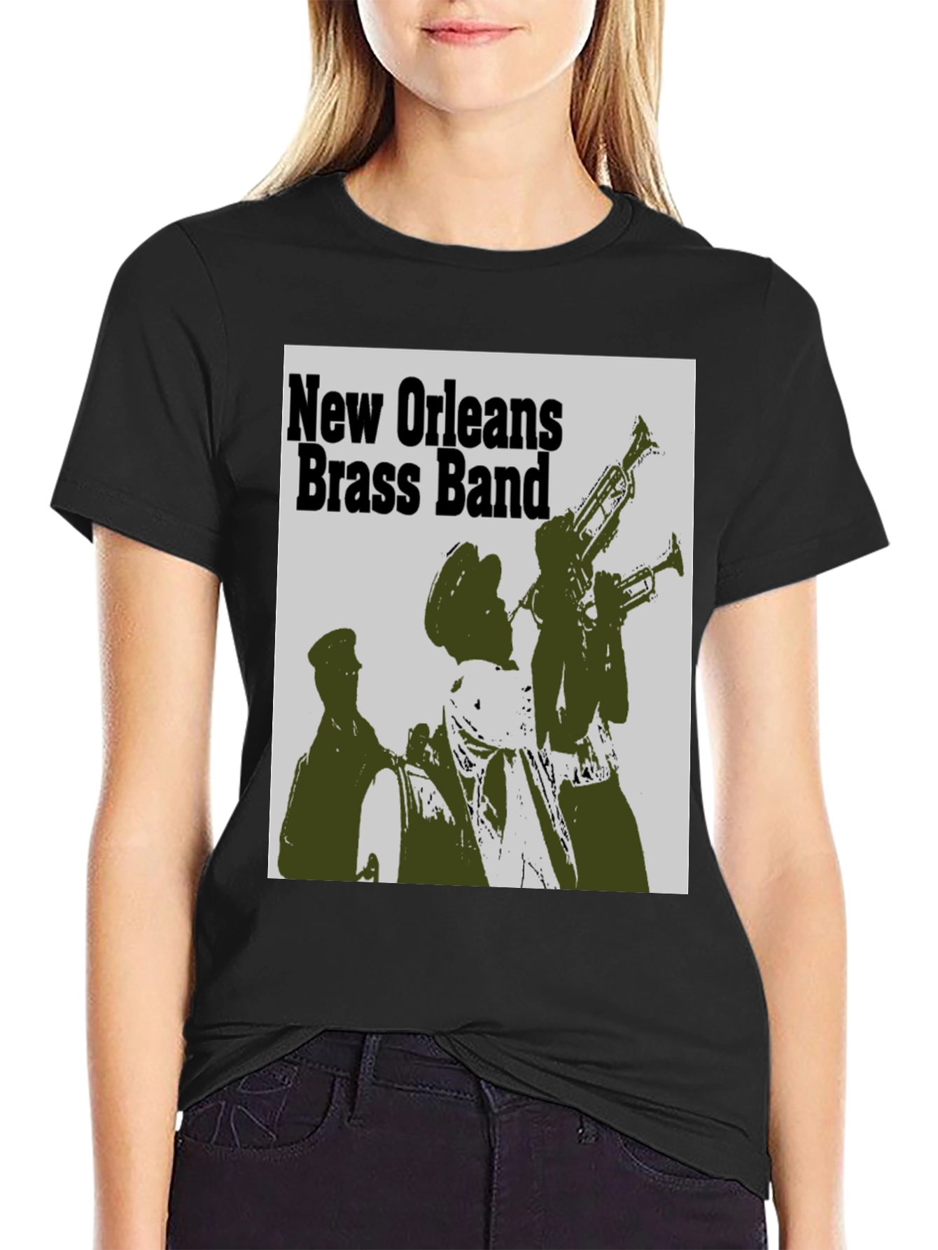 New Orleans Brass Band T-Shirt Black