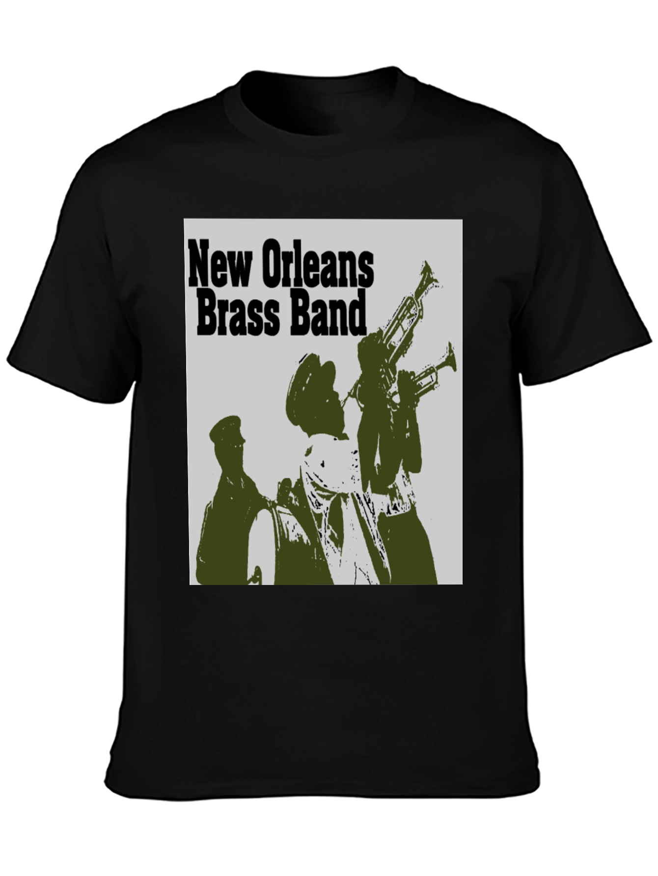New Orleans Brass Band T-Shirt Black
