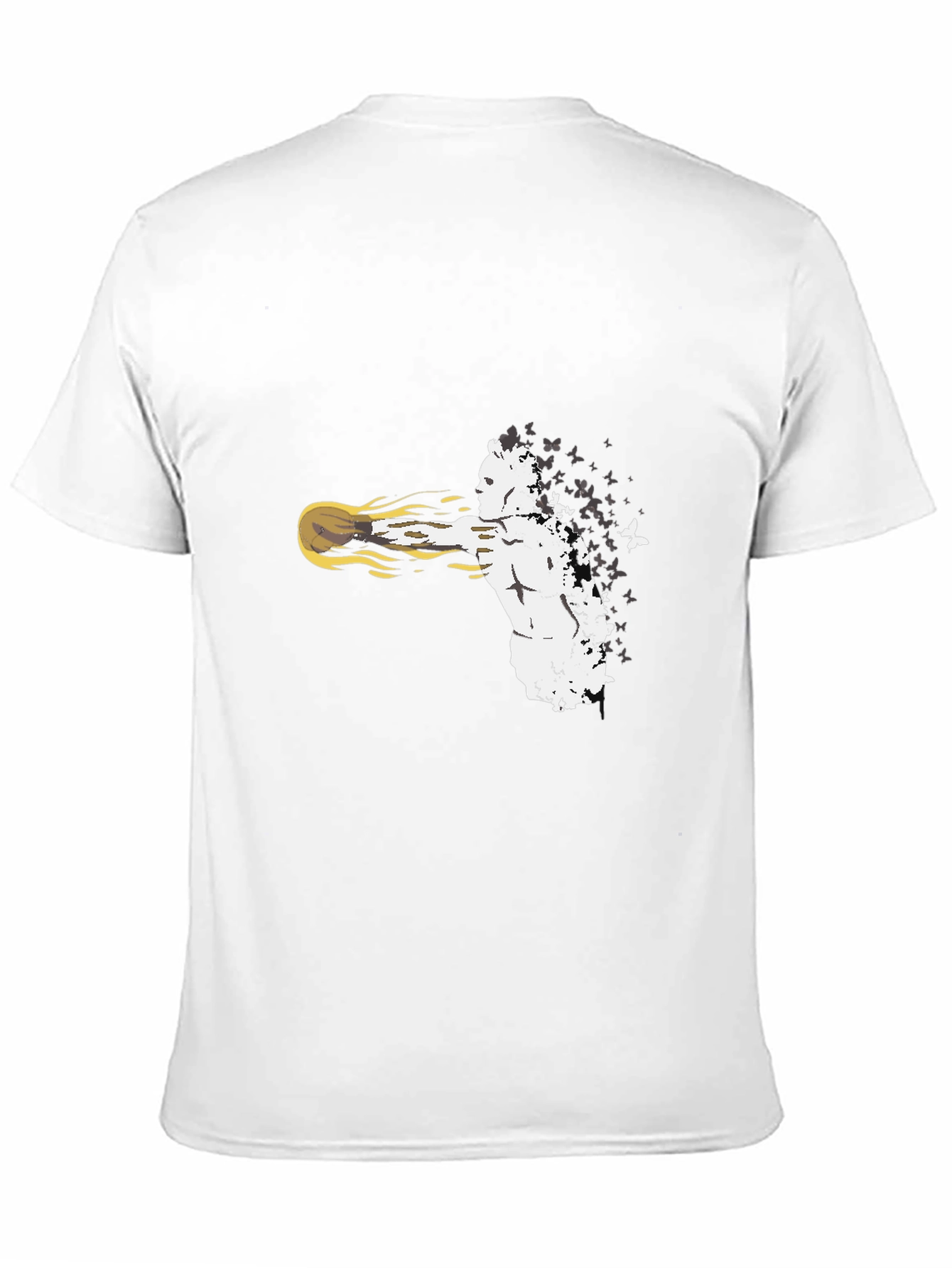 Abstract Fighter Black T-Shirt