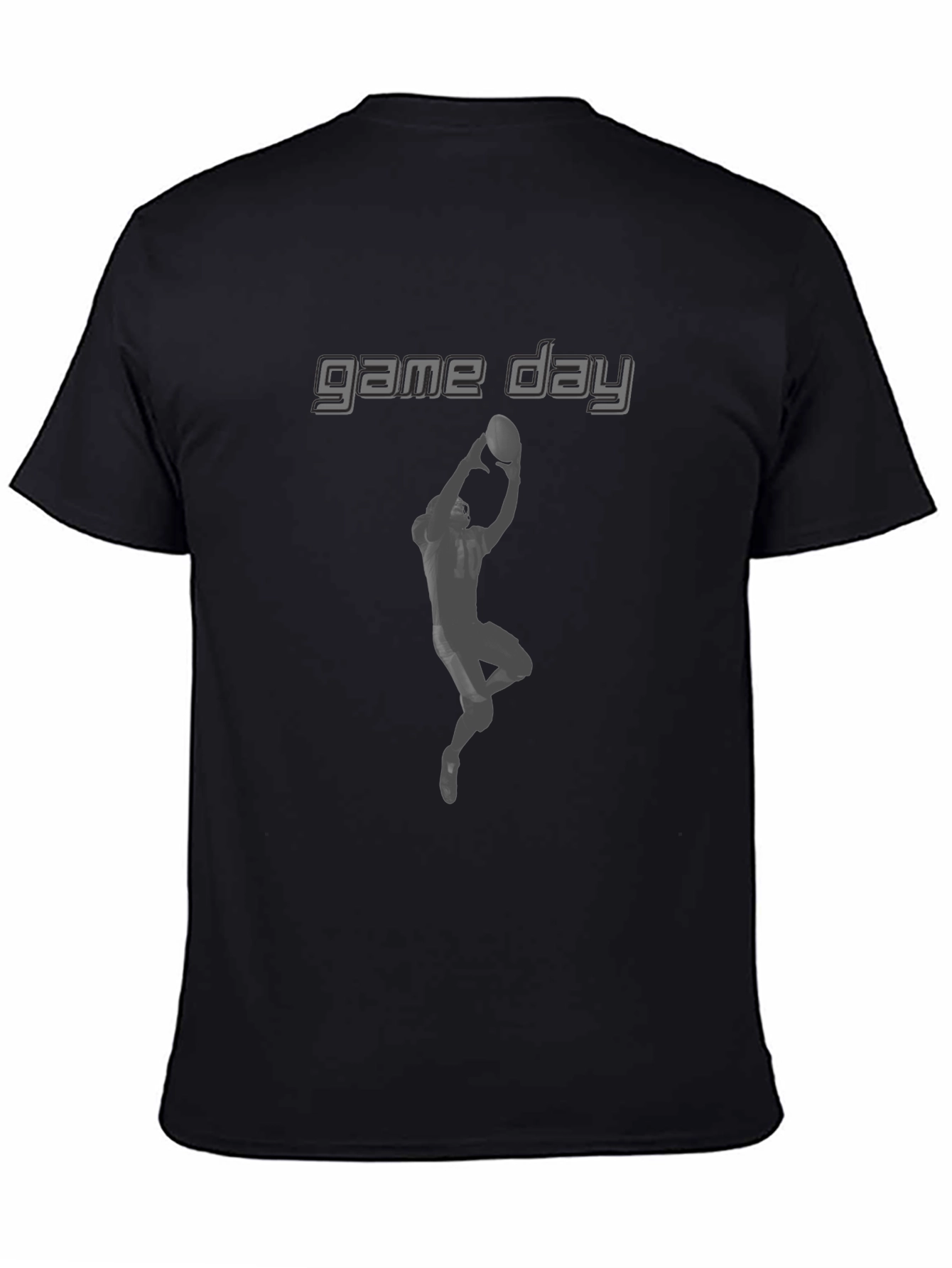 Game Day Football Receiver Graphic T-Shirt