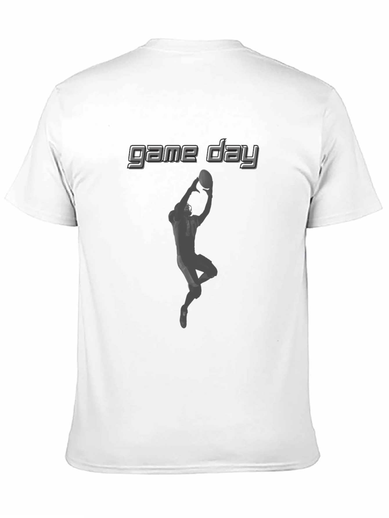 Game Day Football Receiver Graphic T-Shirt