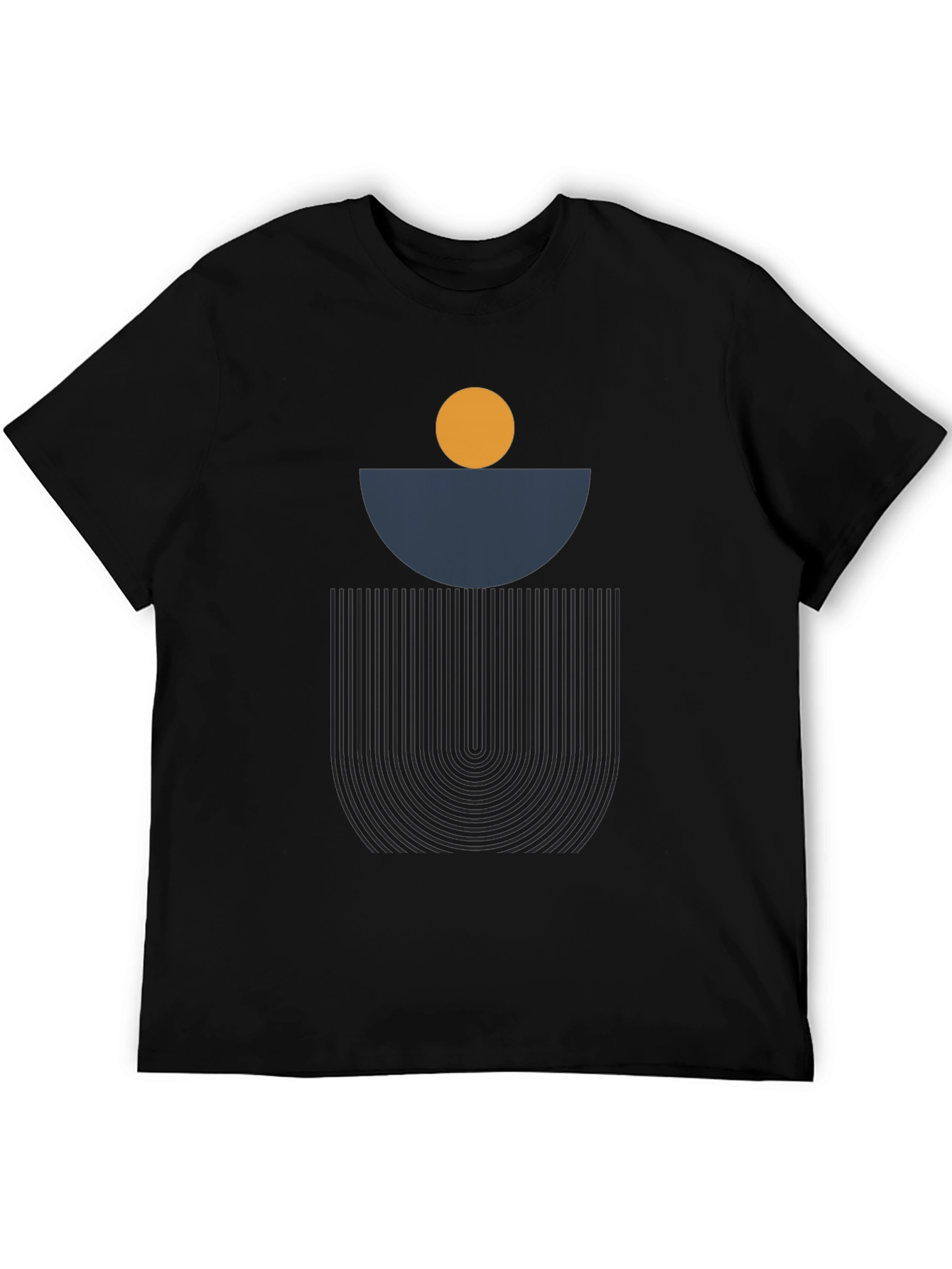 Minimalist Geometric Graphic T-Shirt