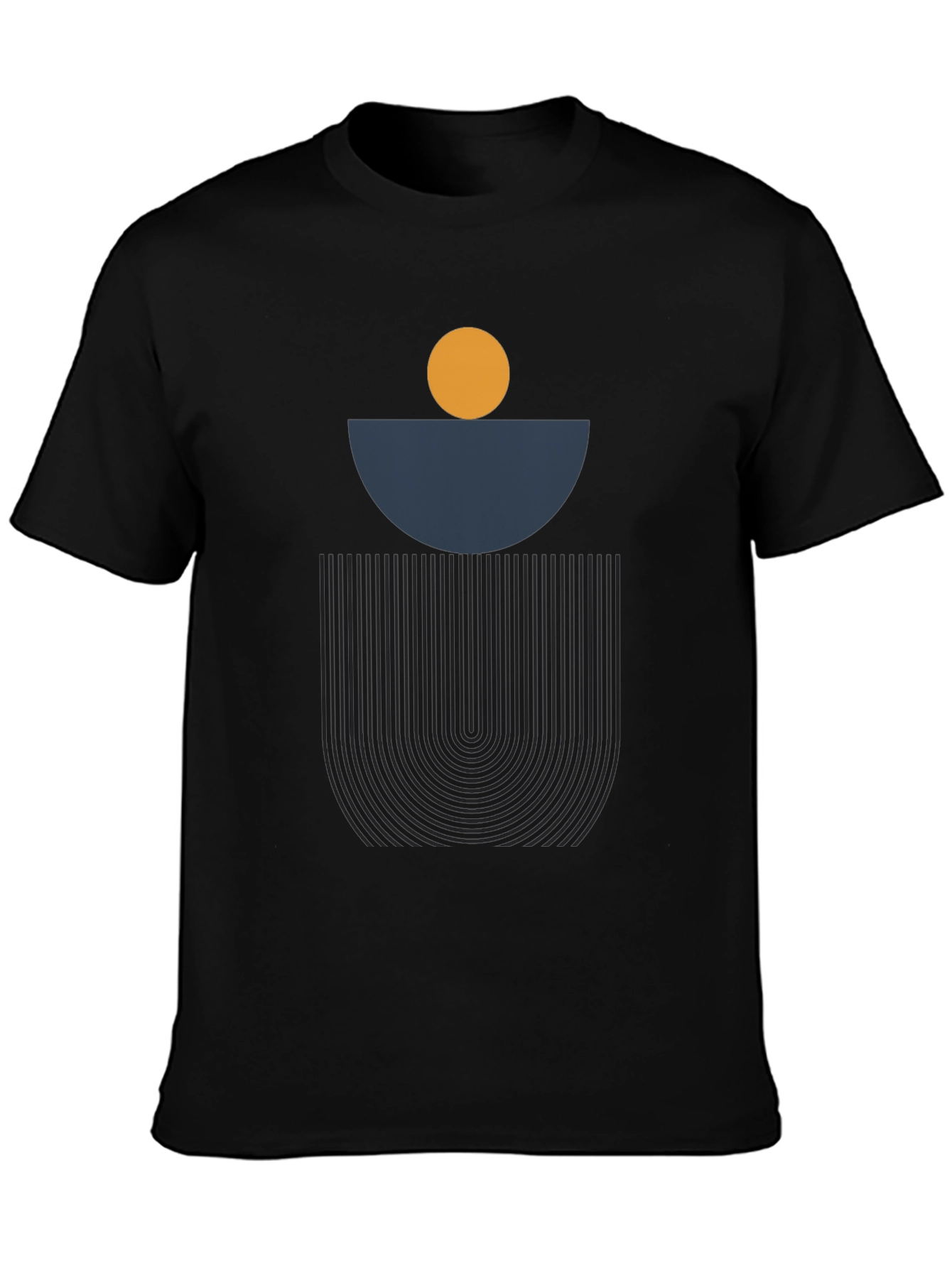 Minimalist Geometric Graphic T-Shirt