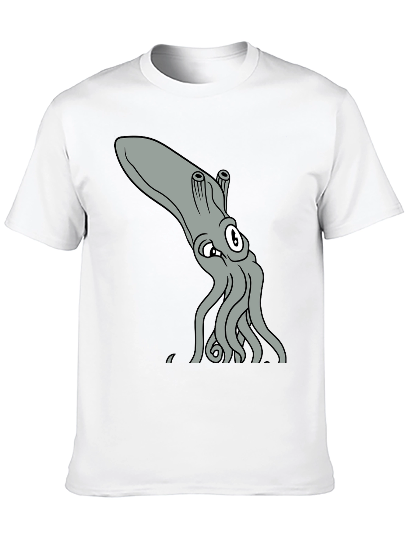 Cartoon Squid T-Shirt - Kraken Tee