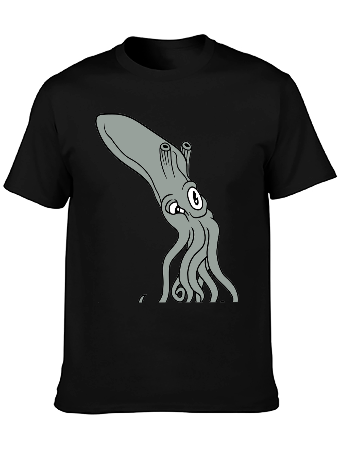 Cartoon Squid T-Shirt - Kraken Tee