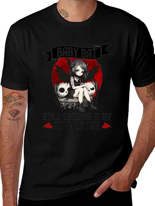 Baby Bat Goth T-Shirt - Unique Design!