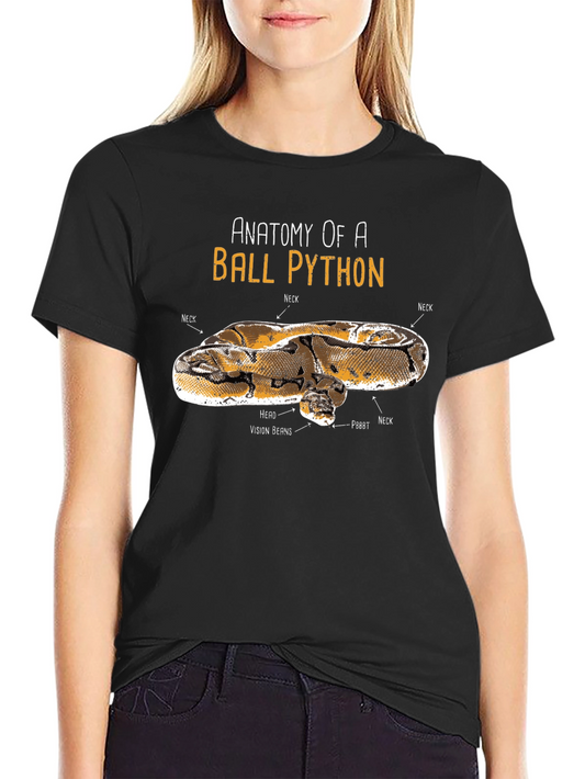Anatomy of Ball Python Funny T-Shirt