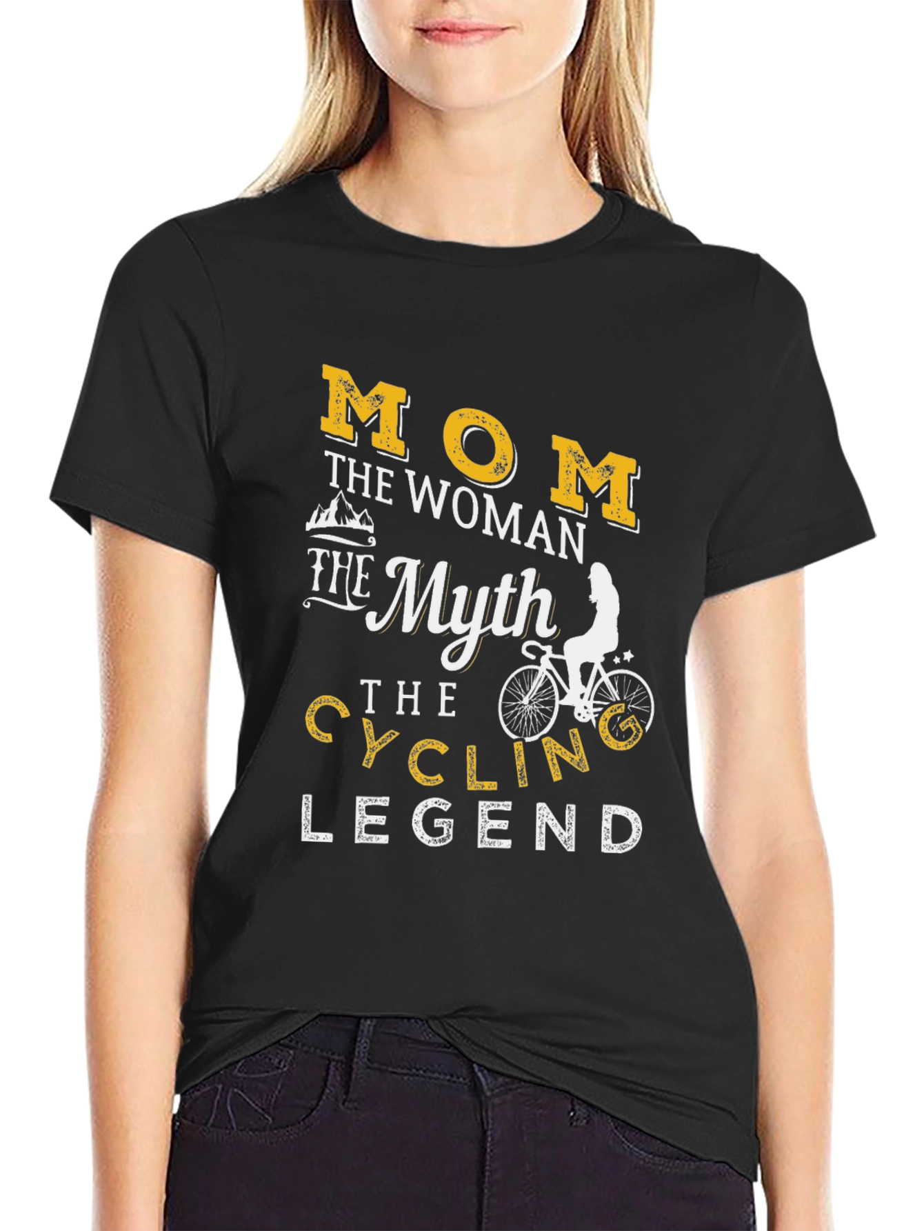 Mom Cycling Legend T-Shirt - Perfect Gift