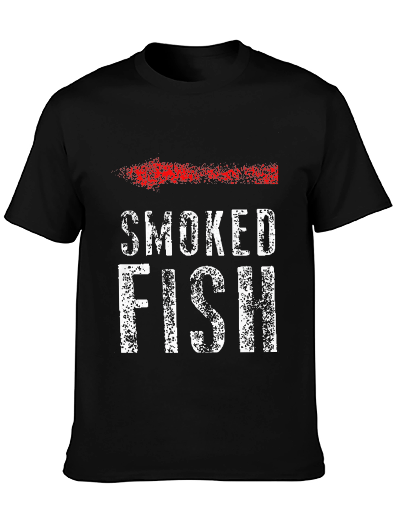 Smoked Fish Graphic T-Shirt - Bold Text Design