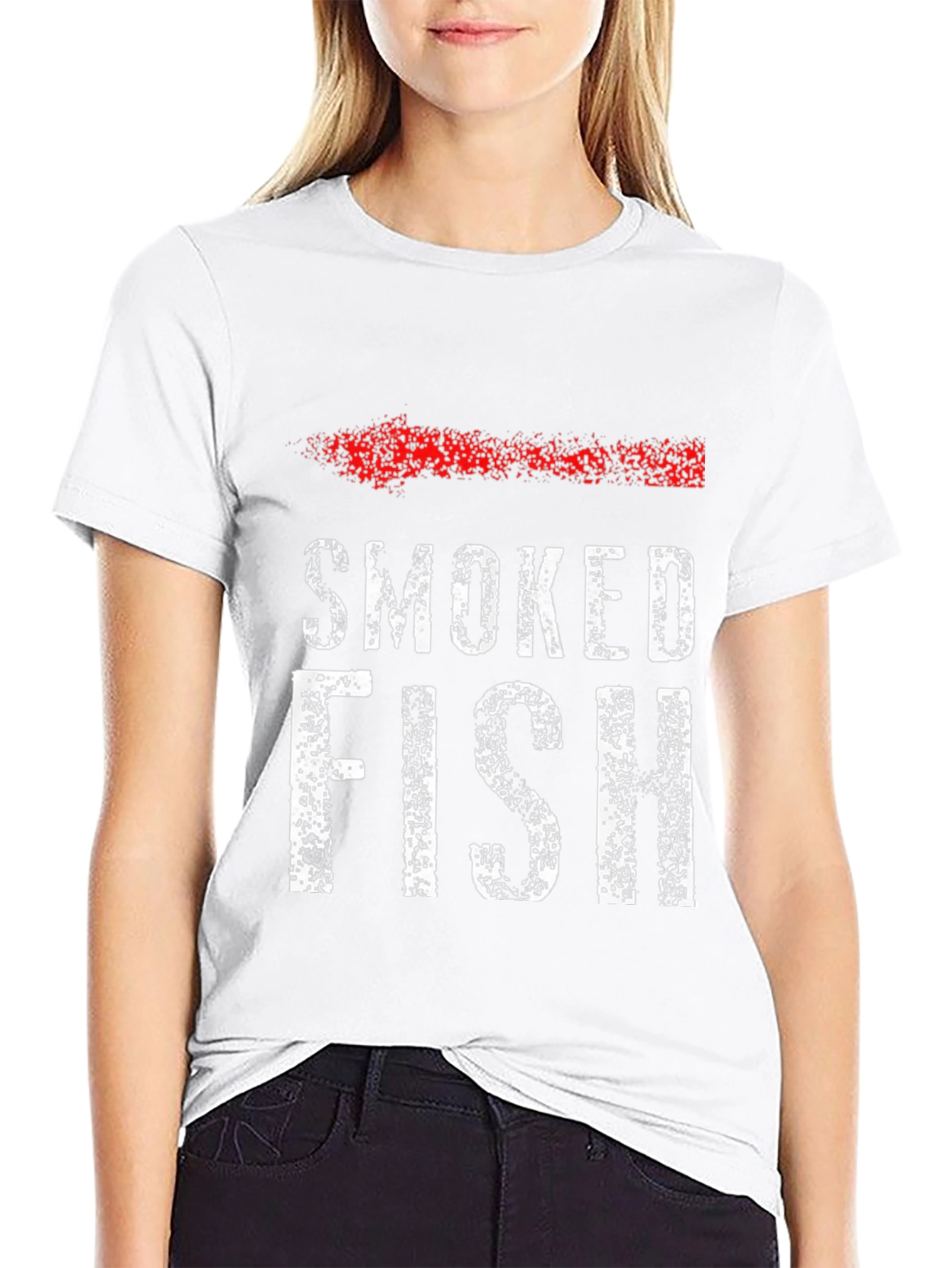 Smoked Fish Graphic T-Shirt - Bold Text Design