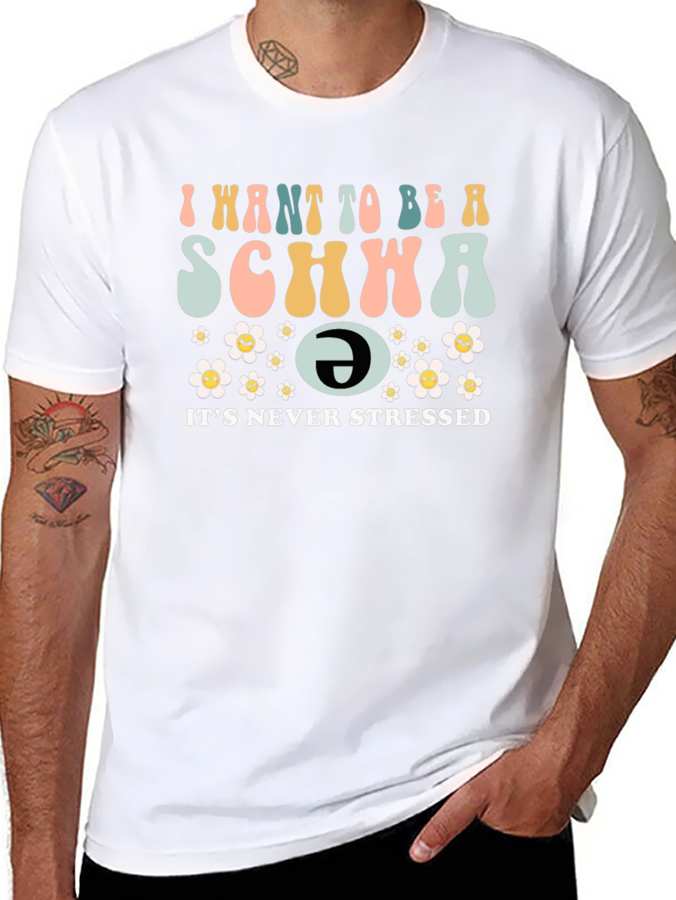 I Want To Be A Schwa Funny T-Shirt