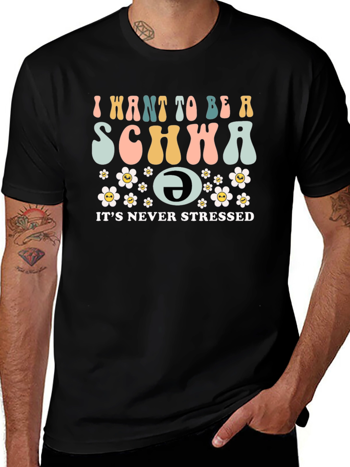 I Want To Be A Schwa Funny T-Shirt