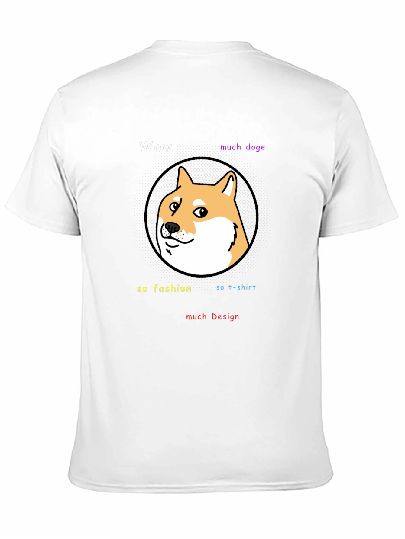 Wow Much Doge Meme T-Shirt - Black