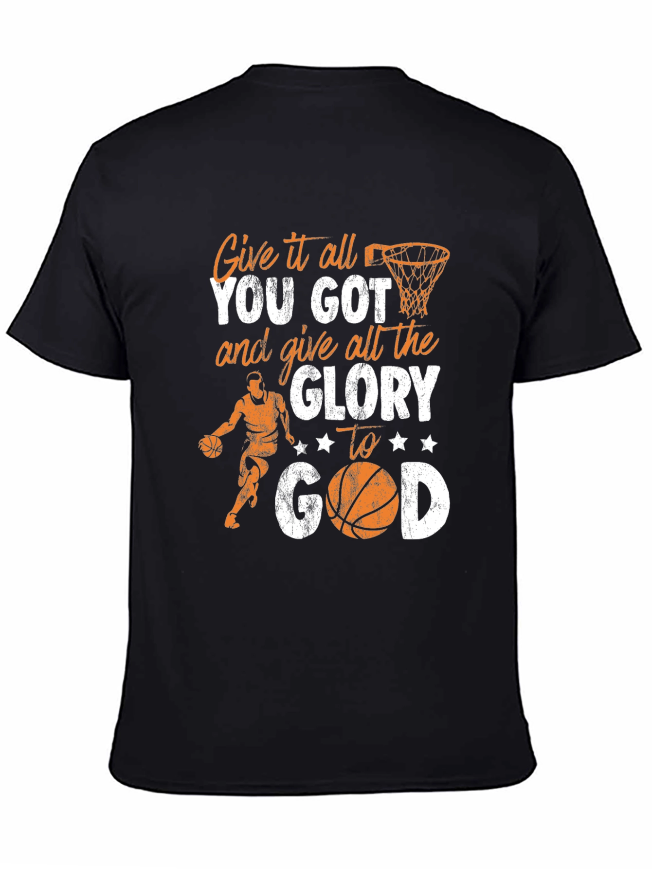 Give All the Glory to God Basketball T-Shirt