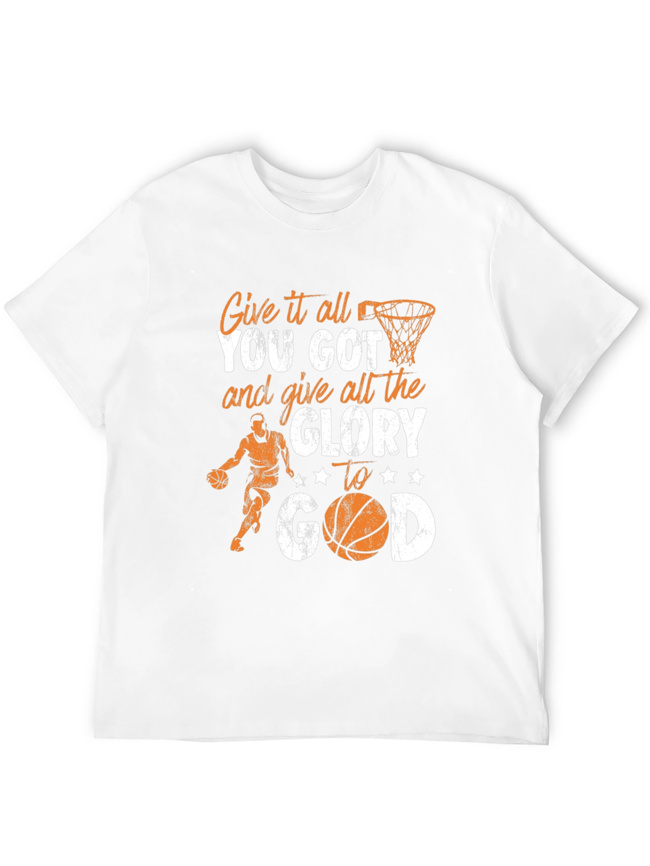 Give All the Glory to God Basketball T-Shirt