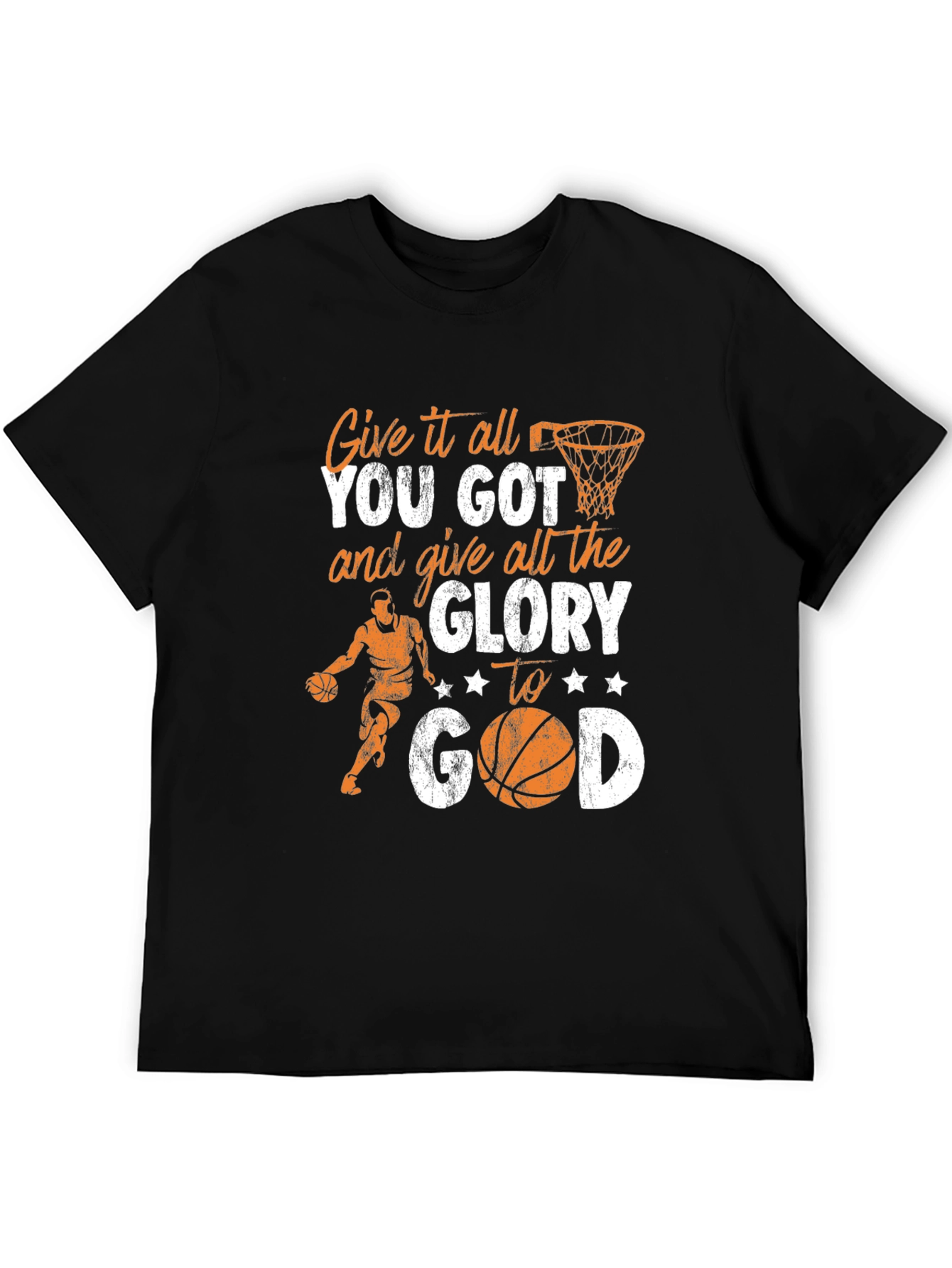 Give All the Glory to God Basketball T-Shirt