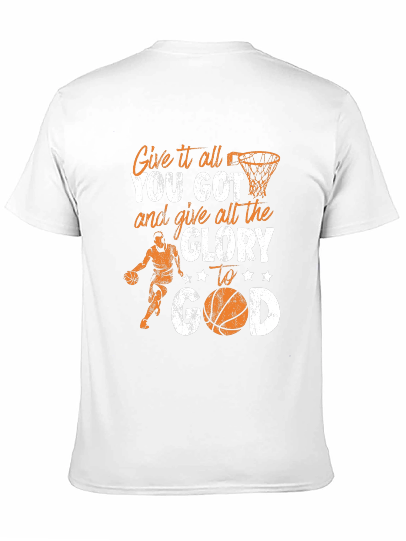 Give All the Glory to God Basketball T-Shirt