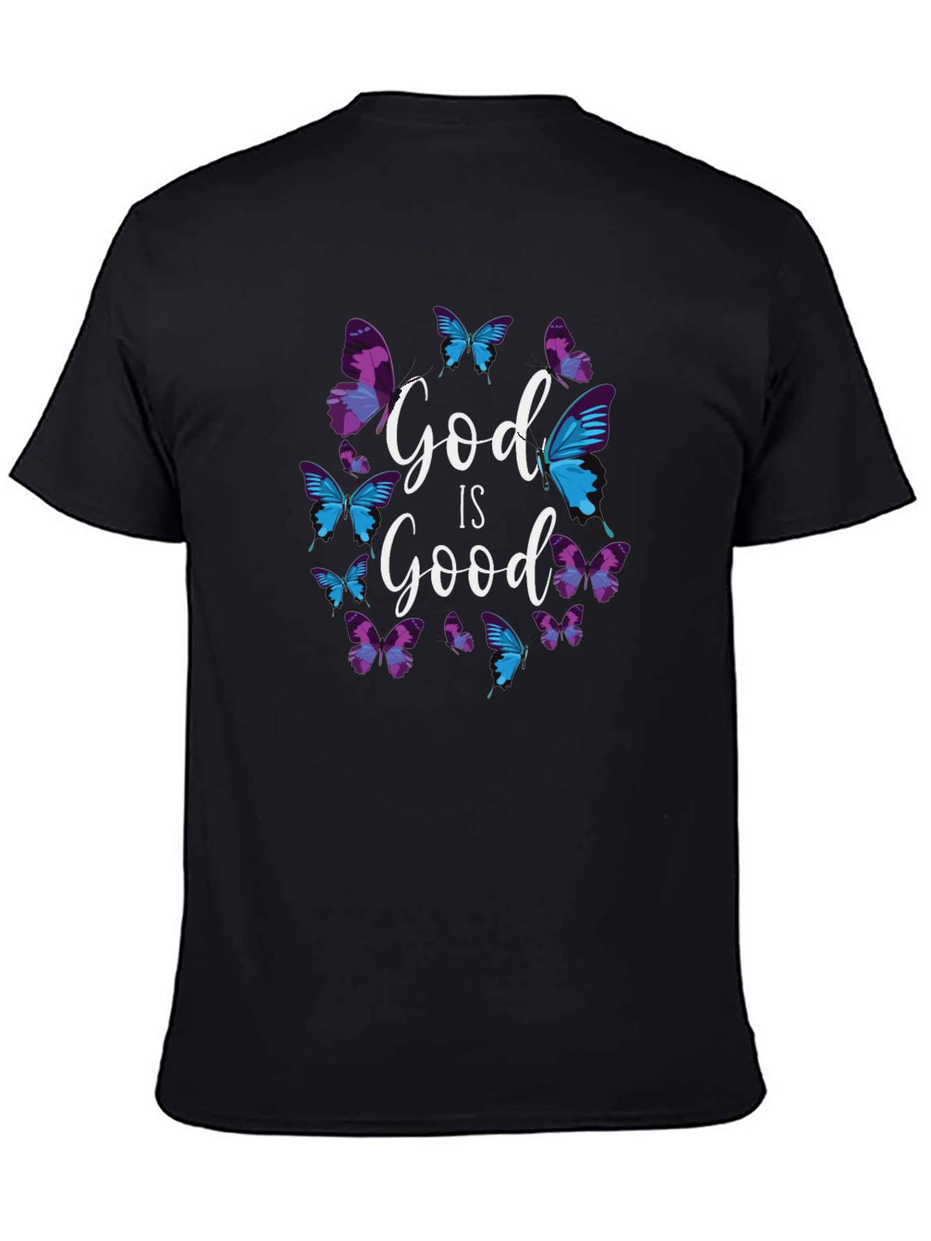 God is Good Butterfly Graphic Tee