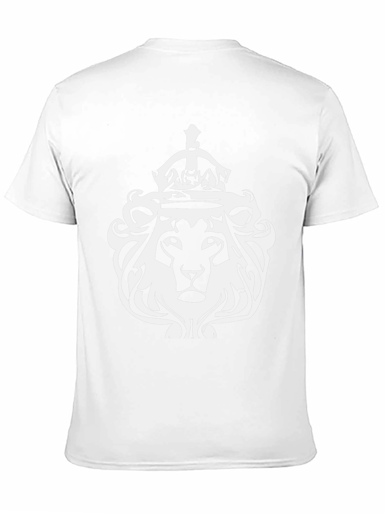 Lion Crown Graphic Tee - Black