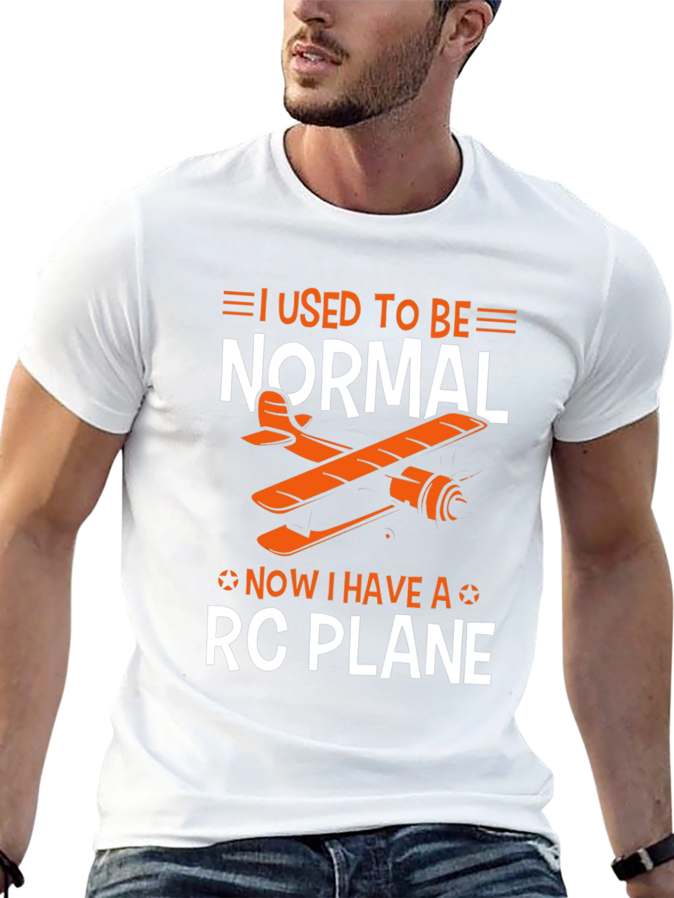 I Used to be Normal RC Plane T-Shirt