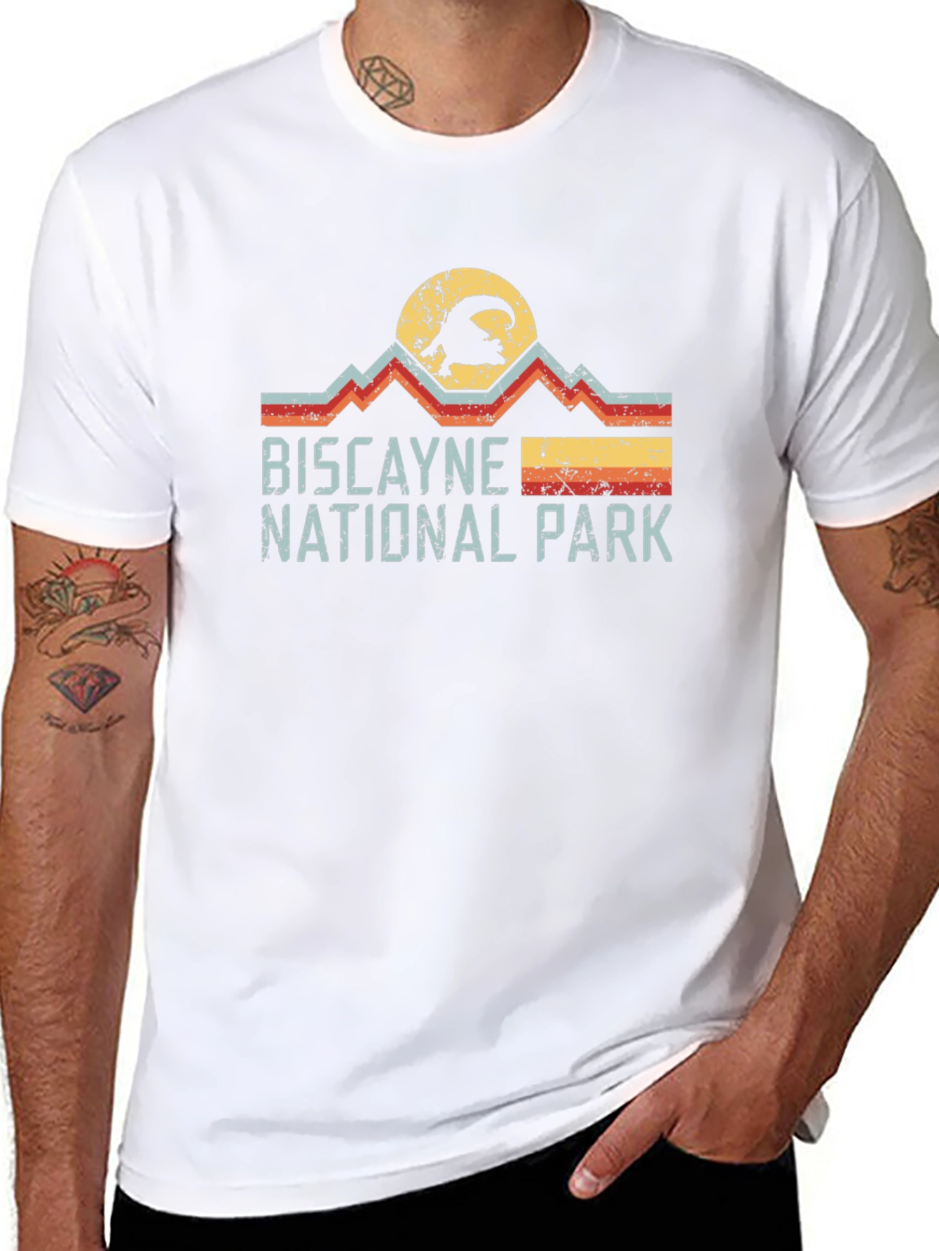 Biscayne National Park Retro Graphic T-Shirt