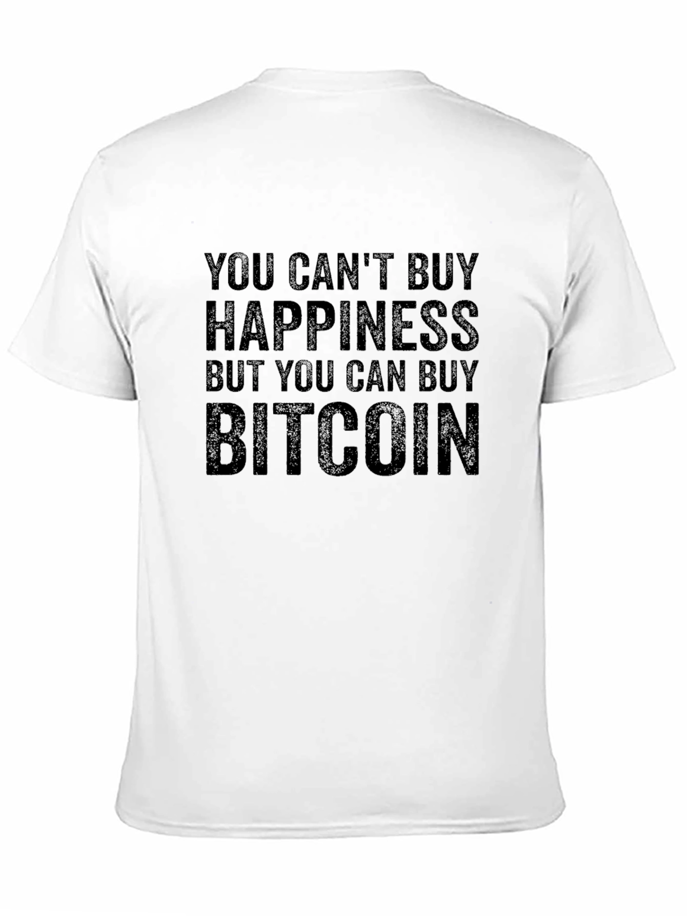 Bitcoin Happiness Graphic Tee - Black